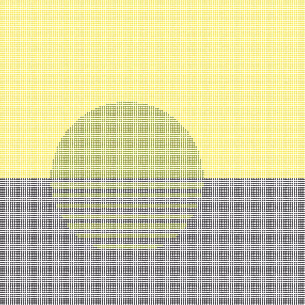 Stipple Sunsets #180