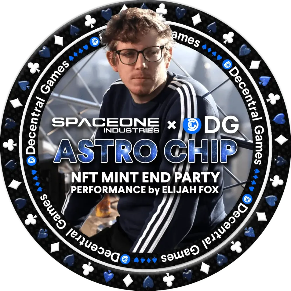 Decentral Games' Presents SpaceOne x DG AstroChip NFT Whitelist MINT END Party@ 11pm UTC / 7pm EST #4806924
