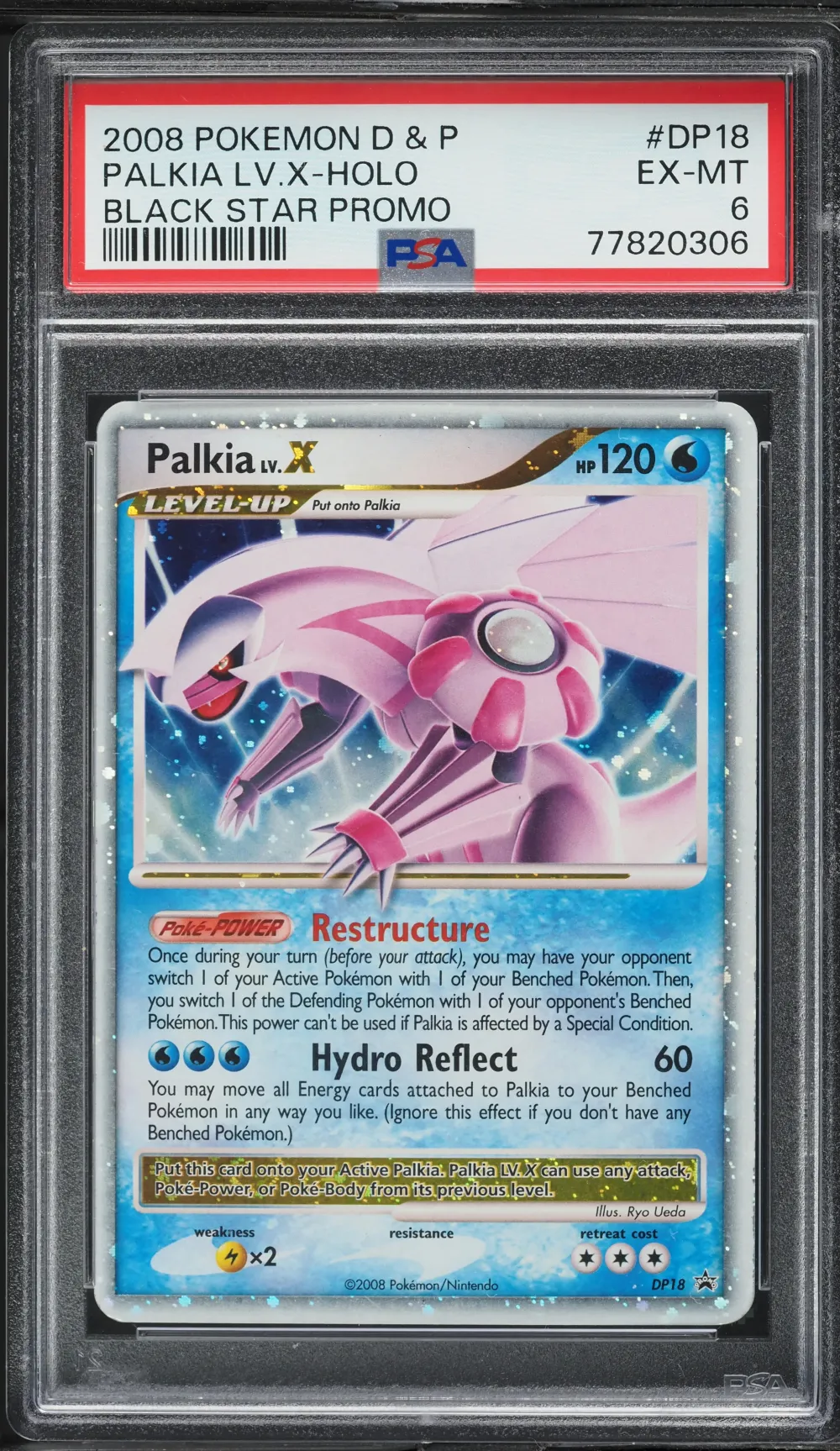 2008 #DP18 Palkia LV.X-Holo PSA 