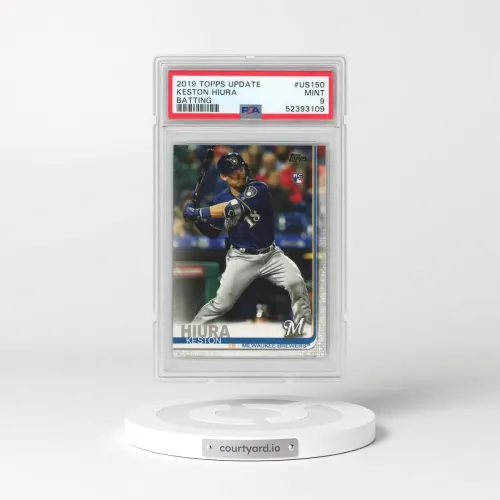 2019 Topps Update #US150 Keston Hiura - Batting (PSA 9 MINT)