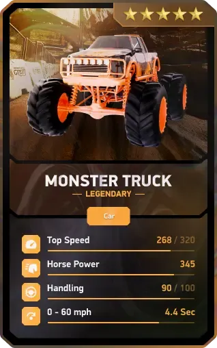 Bellere Monster truck legendary #2459