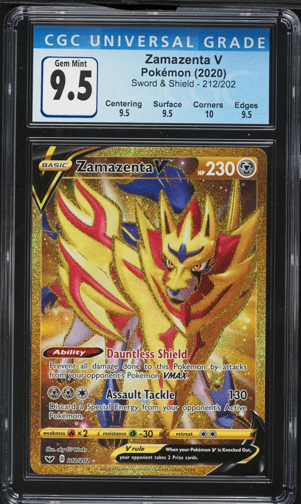 2020 #212 Full Art/Zamazenta V C