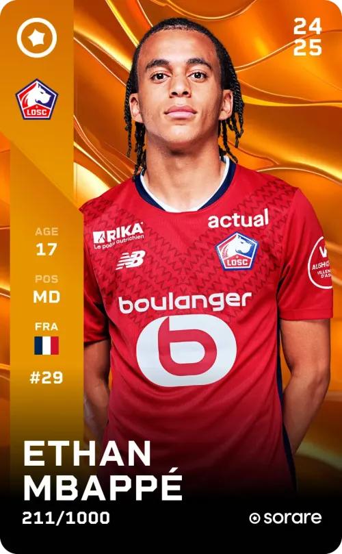 Ethan Mbappé 2024-25 • Limited 211/1000