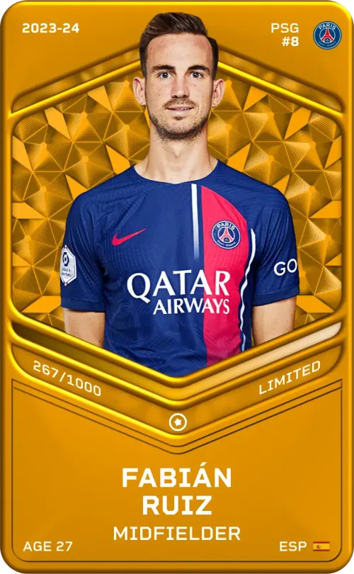 Fabián Ruiz 2023-24 • Limited 267/1000