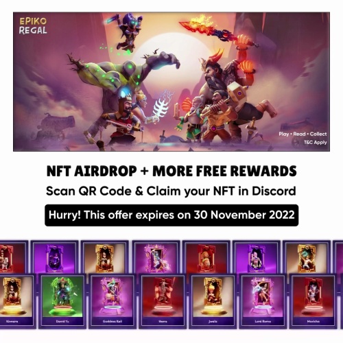 Epiko NFT Airdrop ＆ Rewards ＃552