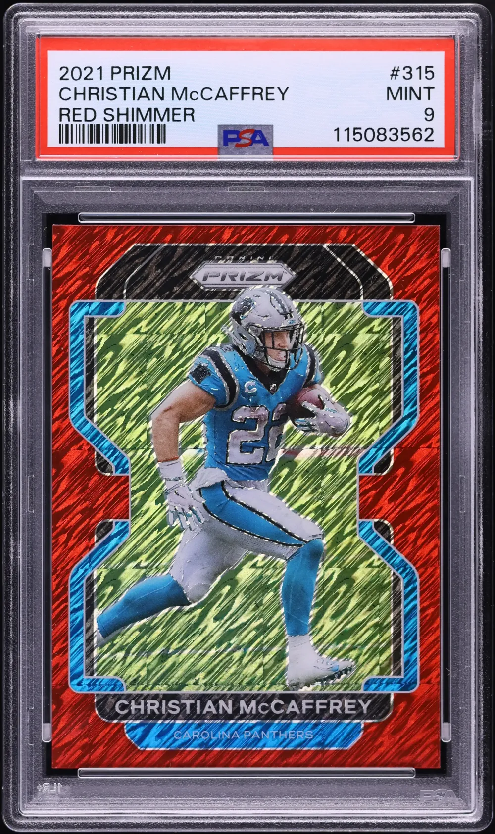 2021 #315 Christian McCaffrey PS