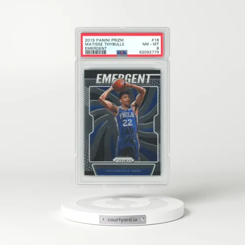 2019 Panini Prizm Emergent #18 Matisse Thybulle (PSA 8 NM-MT)