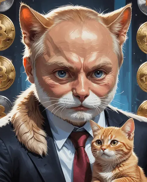 Putin with cat ＃3