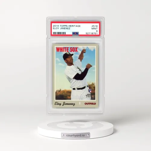 2019 Topps Heritage #516 Eloy Jimenez (PSA 9 MINT)