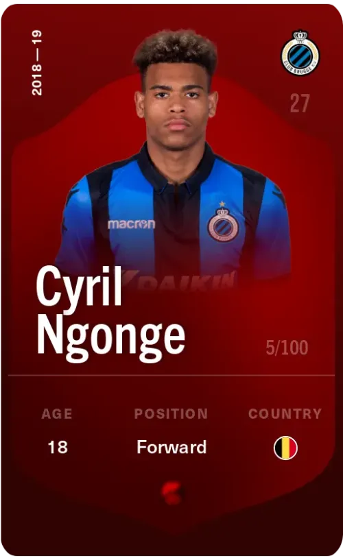 Cyril Ngonge 2018-19 • Rare 5/100