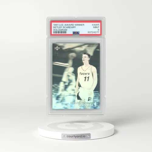 1991 Upper Deck Award Winner Hologram #AW5 Detlef Schrempf (PSA 9 MINT)