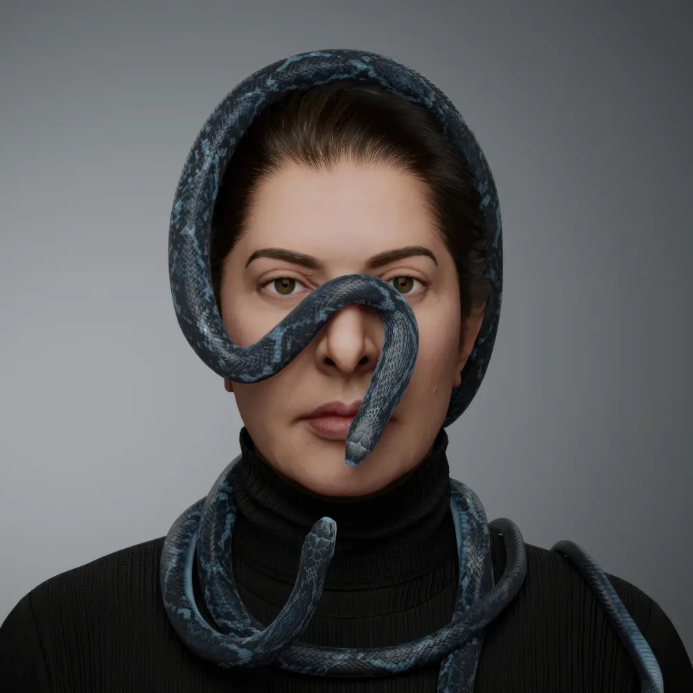 Portrait with Snakes #533