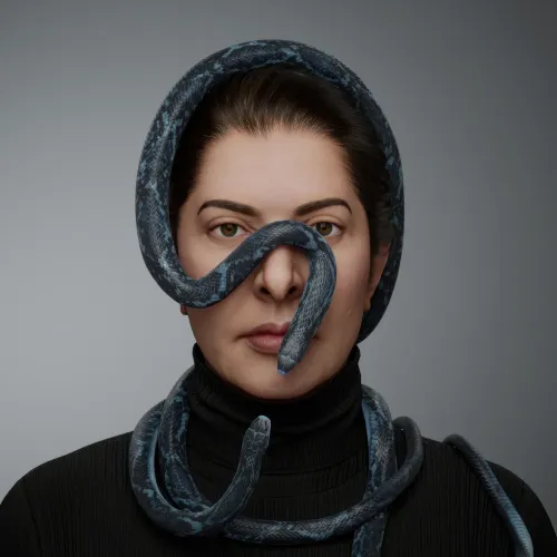 Portrait with Snakes #533