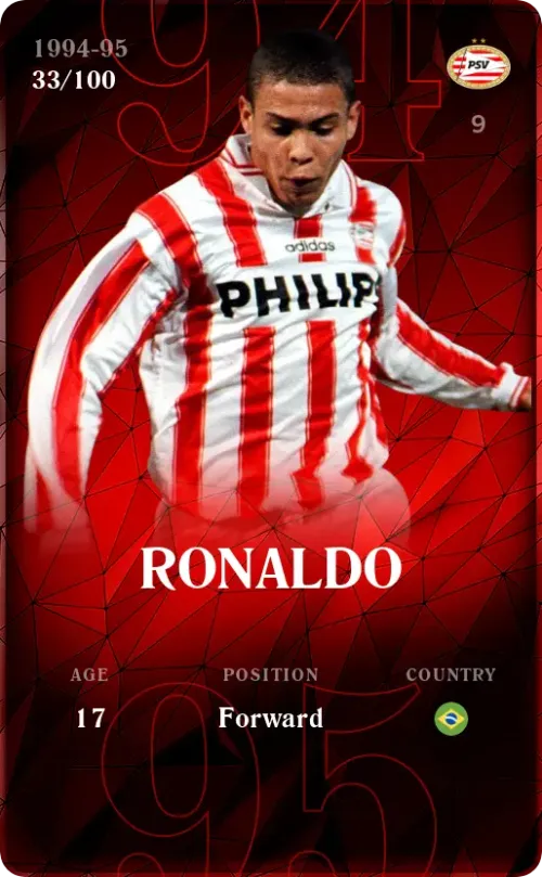 Ronaldo 1994-95 • Rare 33/100