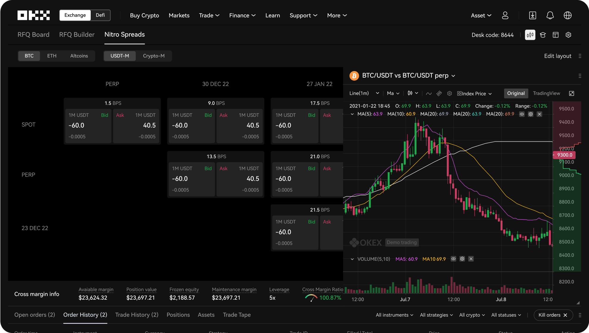 Mengamankan semua trading, semua wallet