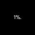 1% logo