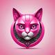 Pink Cat of Meme logo