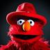 Elmo with hat logo