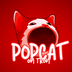 Popcat on TRON logo