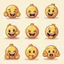 Funny emoticons logo