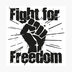 Fight for freedom logo