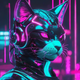 Cyber cat logo