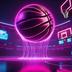 burning basketball logo