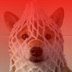 red wrapped dog logo