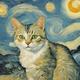 Van Gogh Cat logo