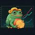 Rich Happy Frog Pepe logo