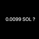 Who paid 0.0099 Sol logo