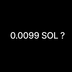 Who paid 0.0099 Sol logo
