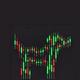 price action dog logo