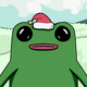 Fwog Santa logo
