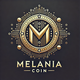 Melania coin  logo