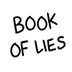 TRUMP BOOK OF LIES ON logo
