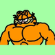 Buffed Garfield logo