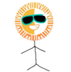 Handsome Sun logo