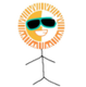 Handsome Sun logo
