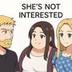 she's not interested logo