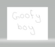goofy boy logo