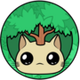 Tree stuck in cat logo