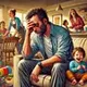 Tired Dad logo
