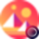 Decentraland MANA (Wormhole) logo