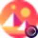 Decentraland MANA (Wormhole) logo