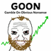 gamble on obvious nonsense logo