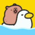Capy with duck logo