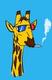 Smoking Giraffe  logo