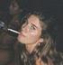 girls smoking cigs logo