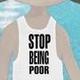 STOP BEING POOR logo